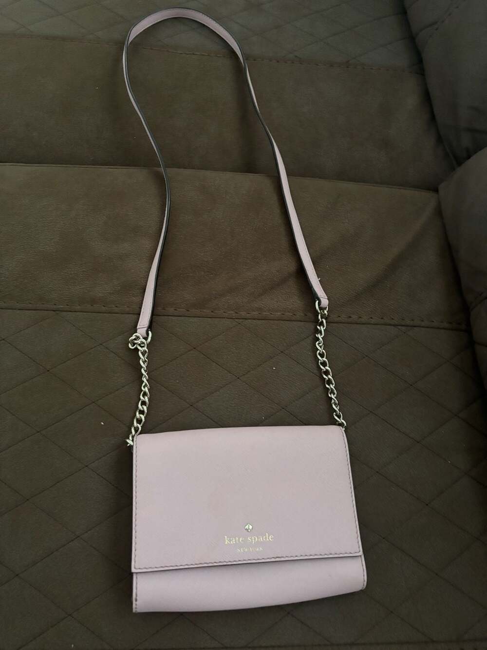 Kate Spade Cedar Street Cami Saffiano Leather Chain Crossbody Bag in Pink - Picture 10 of 10